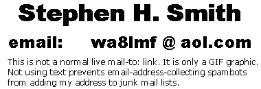 WA8LMF Spamproof Email Link